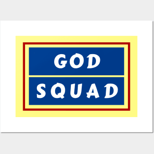 God Squad | Christian Typography Posters and Art